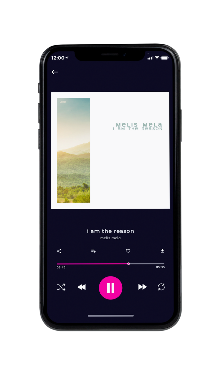 Tablet view of Premade Country & Acoustic Album Cover - Green Mist #7290 | AlbumArtZone*