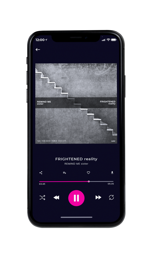 Tablet view of Premade Pop Album Cover - Gray #7401 | AlbumArtZone*