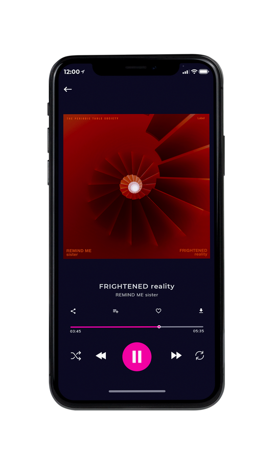 Tablet view of Premade Pop Album Cover - Red Oxide #7403 | AlbumArtZone*
