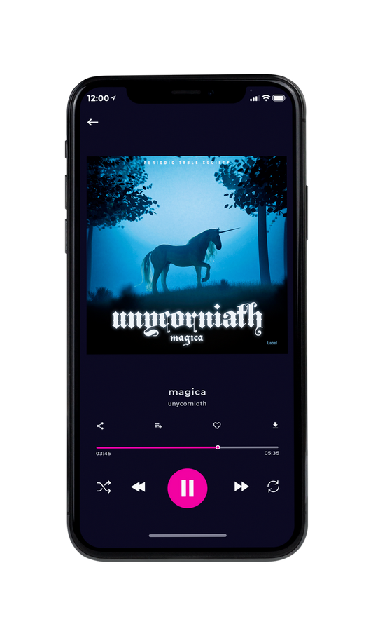 Tablet view of Premade Heavy Metal & Gothic Metal Album Cover - Blizzard Blue #7428 | AlbumArtZone*