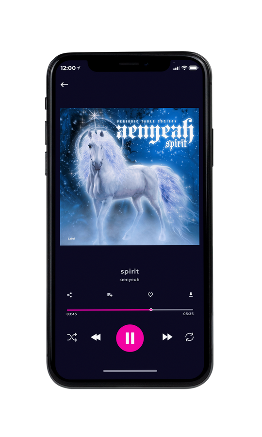 Tablet view of Premade Heavy Metal & Gothic Metal Album Cover - Bermuda Gray #7431 | AlbumArtZone*