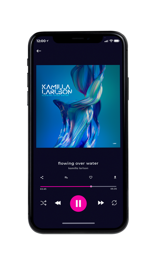 Tablet view of Premade Contemporary Music Album Cover - Venice Blue #7446 | AlbumArtZone*