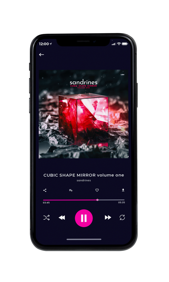 Tablet view of Premade Contemporary Music Album Cover - New York Pink #7448 | AlbumArtZone*