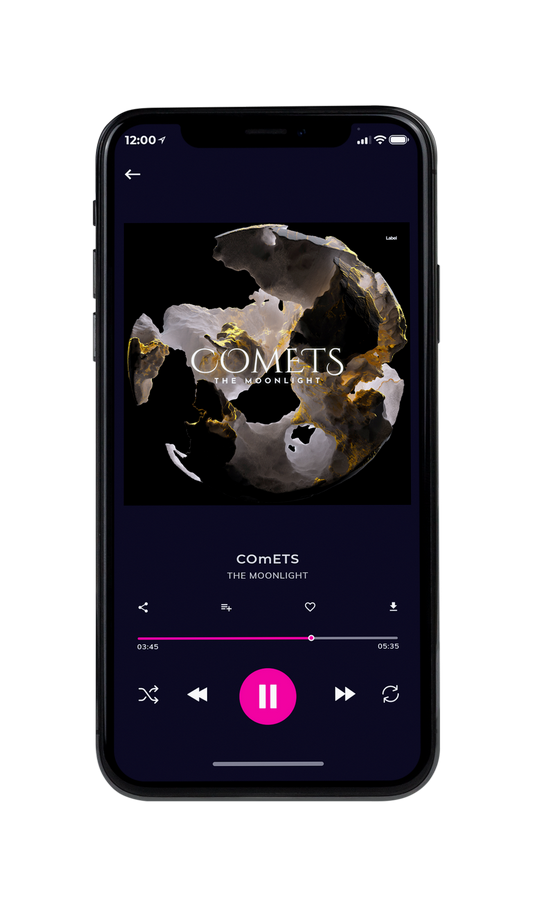 Tablet view of Premade Dance & House Album Cover - Heathered Gray #7455 | AlbumArtZone*