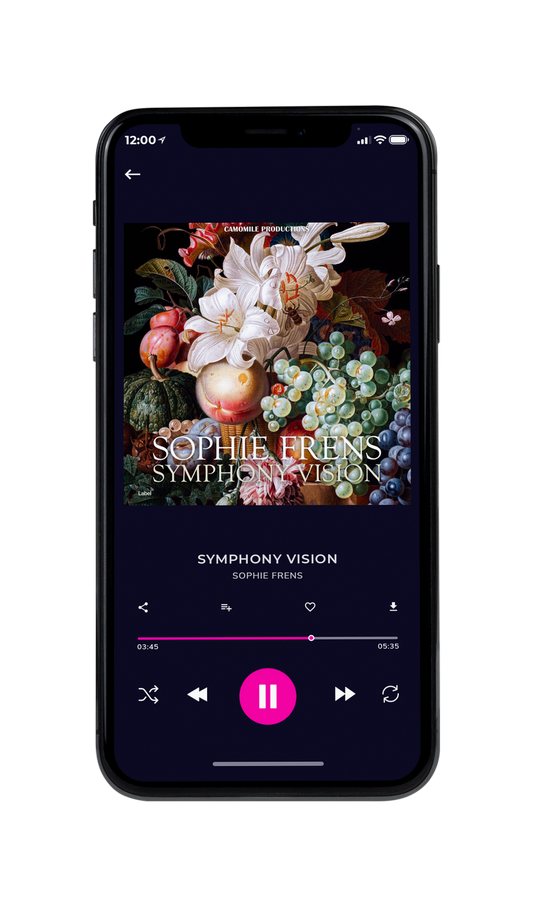 Tablet view of Premade Classical & Romantic Music Album Cover - Soft Amber #7508 | AlbumArtZone*