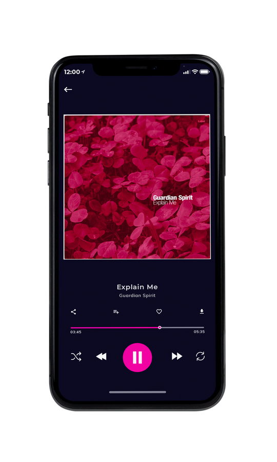Tablet view of Premade Contemporary Music Album Cover - Claret #7568 | AlbumArtZone*