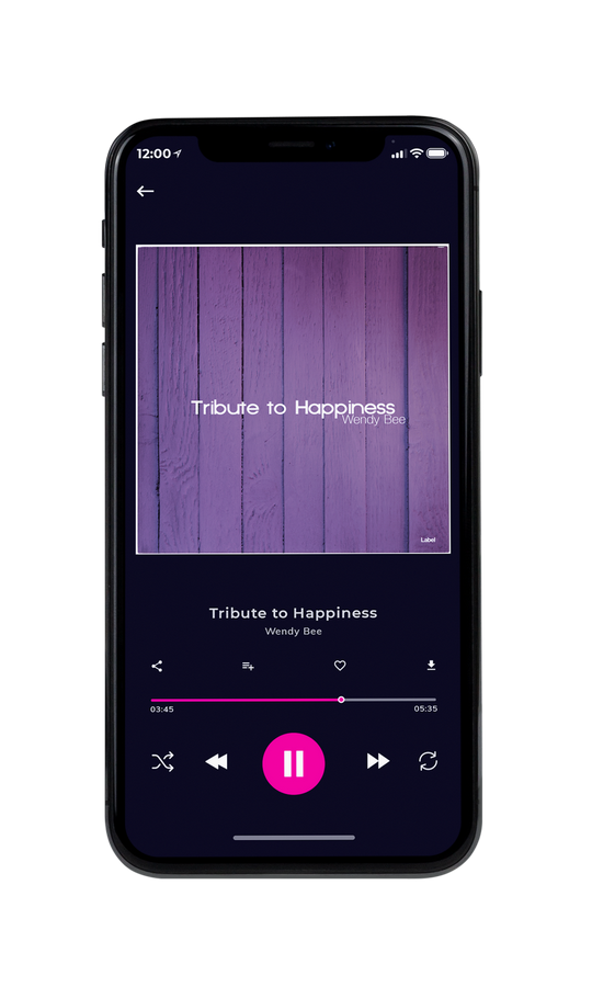 Tablet view of Premade Electronica & Ambient Album Cover - Trendy Pink #7576 | AlbumArtZone*
