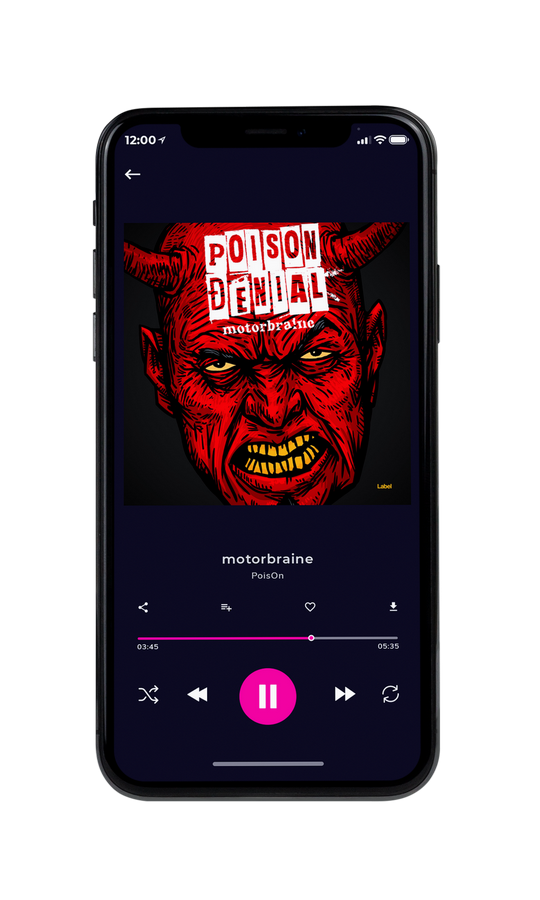 Tablet view of Premade Heavy Metal & Gothic Metal Album Cover - Night Rider #7626 | AlbumArtZone*