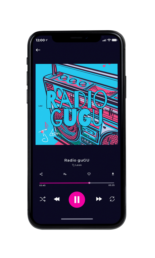 Tablet view of Premade Pop Album Cover - Turquoise Blue #7646 | AlbumArtZone*