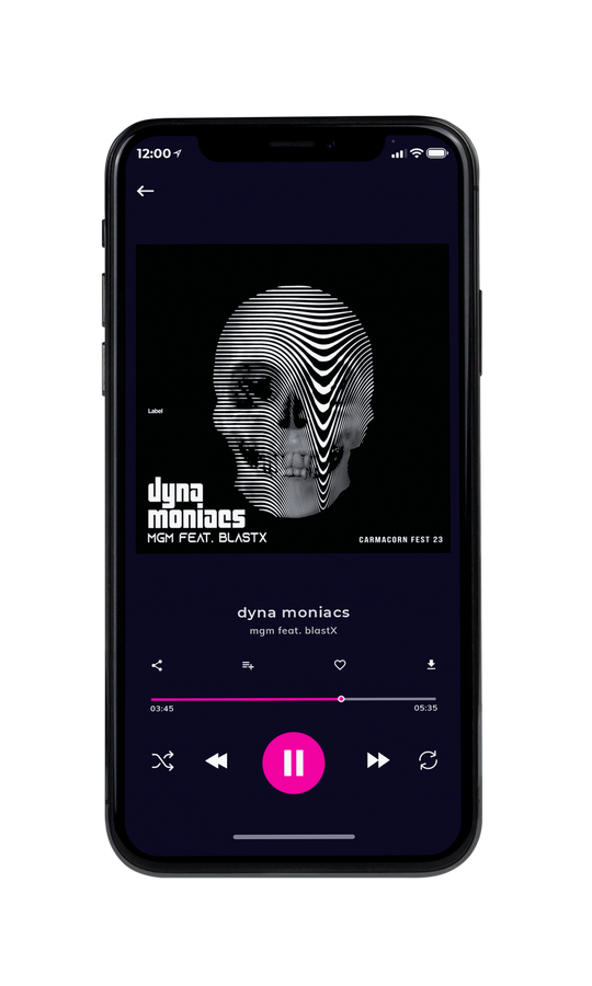 Tablet view of Premade EDM, House & Dub Album Cover - Black #7699 | AlbumArtZone*