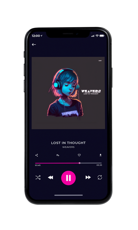 Tablet view of Premade Electronica & Ambient Album Cover - Ship Gray #7730 | AlbumArtZone*