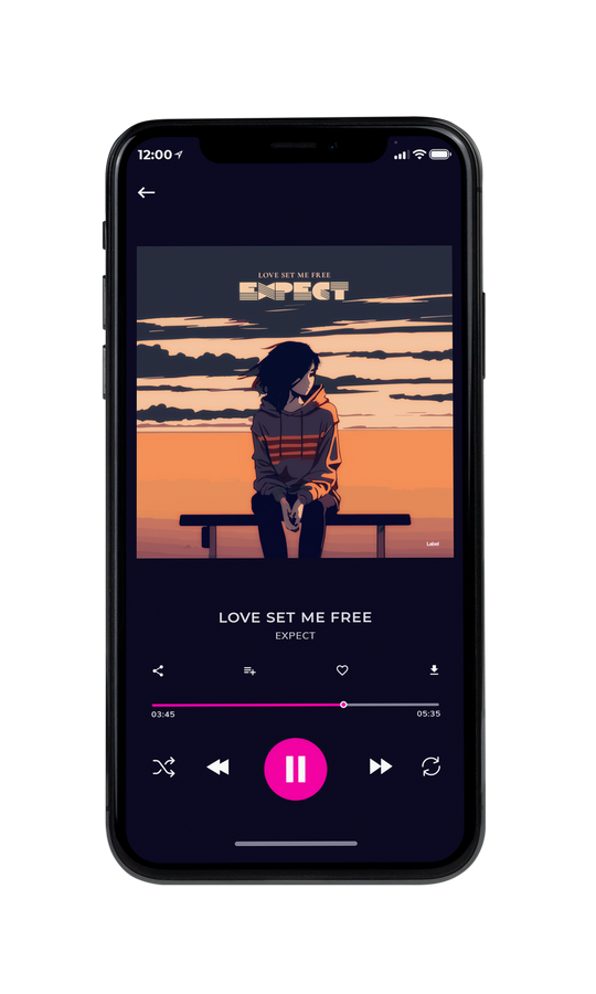 Tablet view of Premade Electronica & Ambient Album Cover - Charade #7733 | AlbumArtZone*