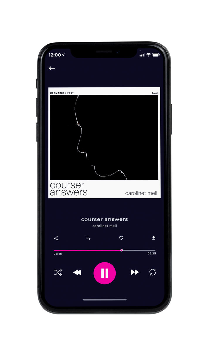 Tablet view of Premade Country & Acoustic Album Cover - Black #7747 | AlbumArtZone*