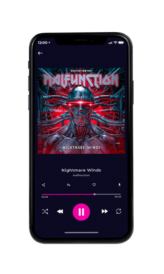 Tablet view of Premade Heavy Metal & Gothic Metal Album Cover - Thunder #7800 | AlbumArtZone*