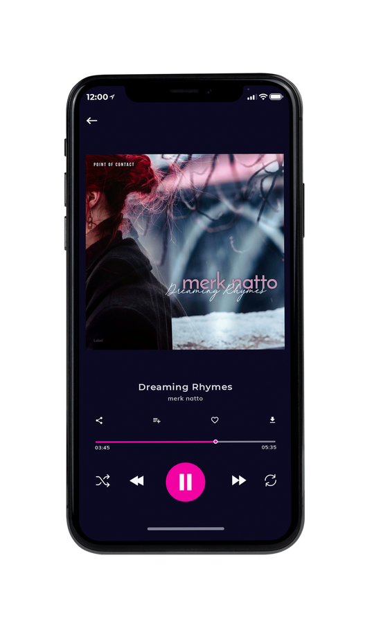 Tablet view of Premade Pop Album Cover - Pale Slate #7805 | AlbumArtZone*