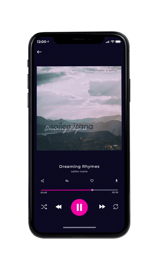 Tablet view of Premade Pop Album Cover - Pale Slate #7809 | AlbumArtZone*