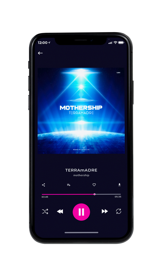 Tablet view of Premade EDM, House & Dub Album Cover - Catalina Blue #7830 | AlbumArtZone*