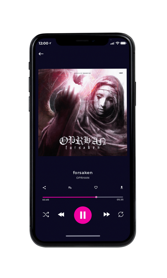 Tablet view of Premade Heavy Metal & Gothic Metal Album Cover - Pink Flare #7886 | AlbumArtZone*