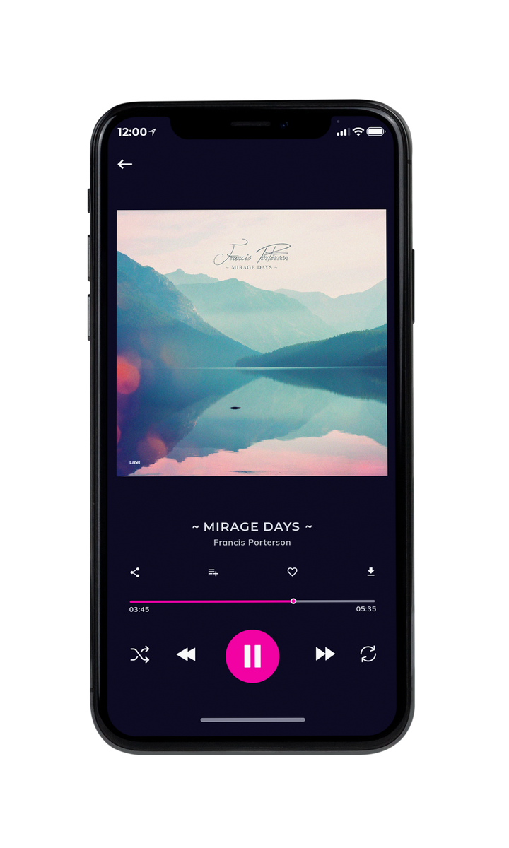 Tablet view of Premade Country & Acoustic Album Cover - Swirl #7952 | AlbumArtZone*