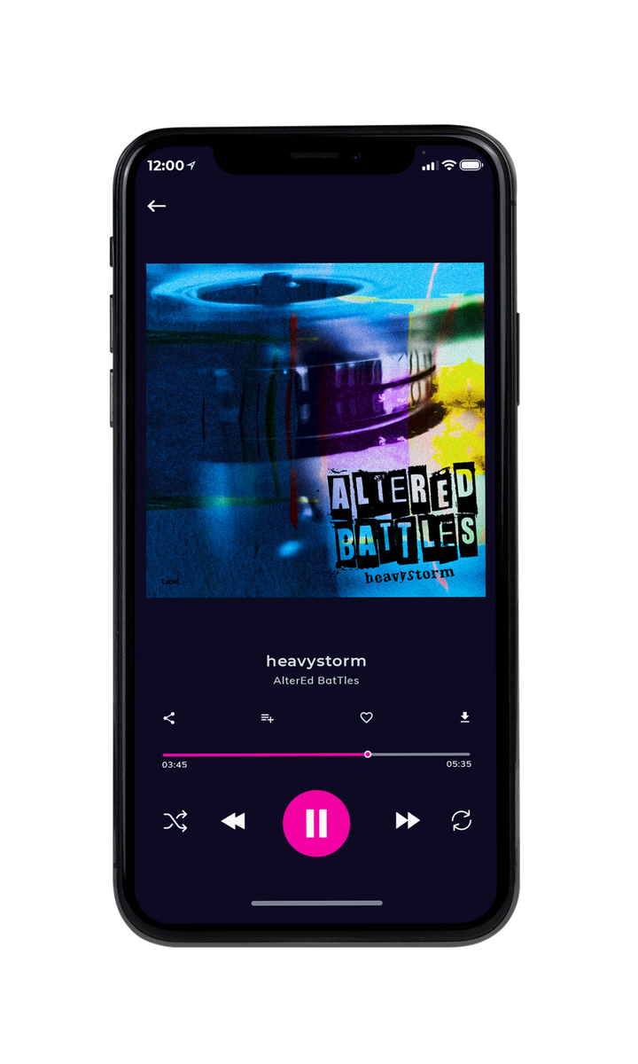 Tablet view of Premade Rock,Punk & Alternative Album Cover - Big Stone #7994 | AlbumArtZone*