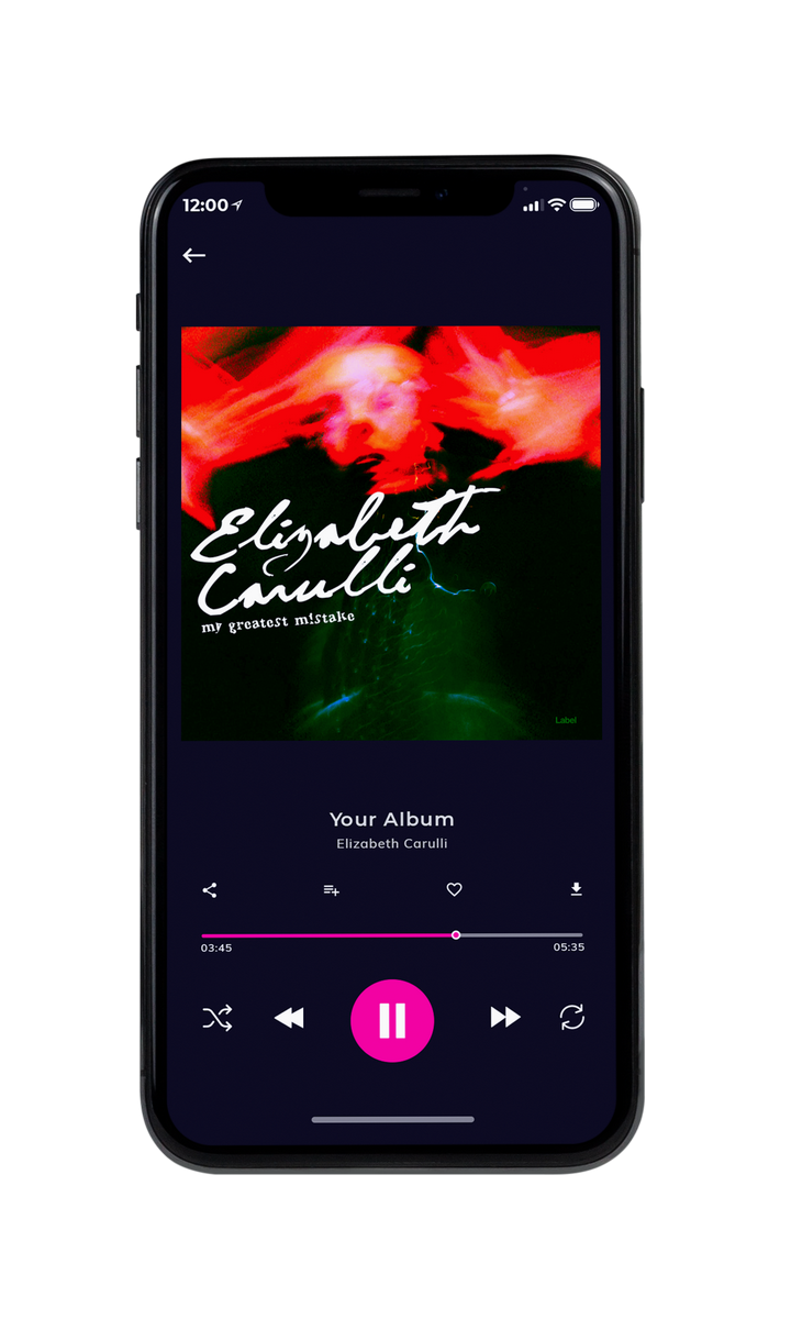 Tablet view of Premade Pop Album Cover - Pomegranate #8014 | AlbumArtZone*