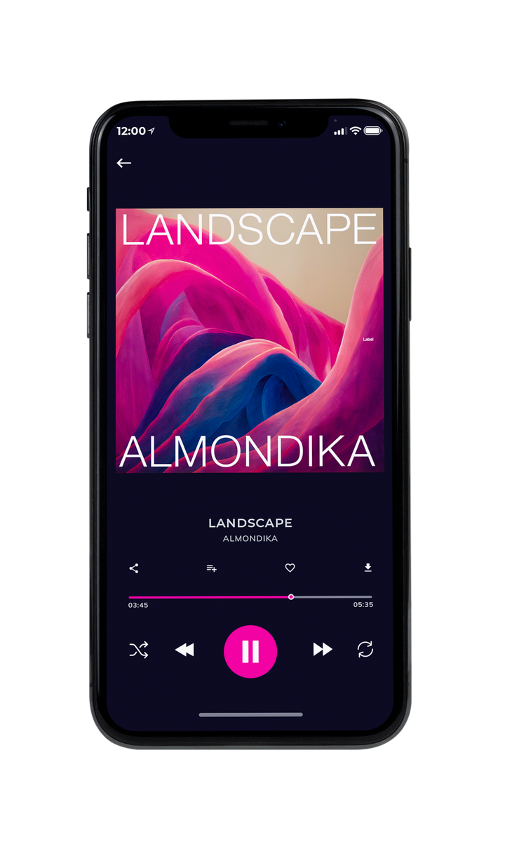 Tablet view of Premade Dance & House Album Cover - Medium Red Violet #8022 | AlbumArtZone*