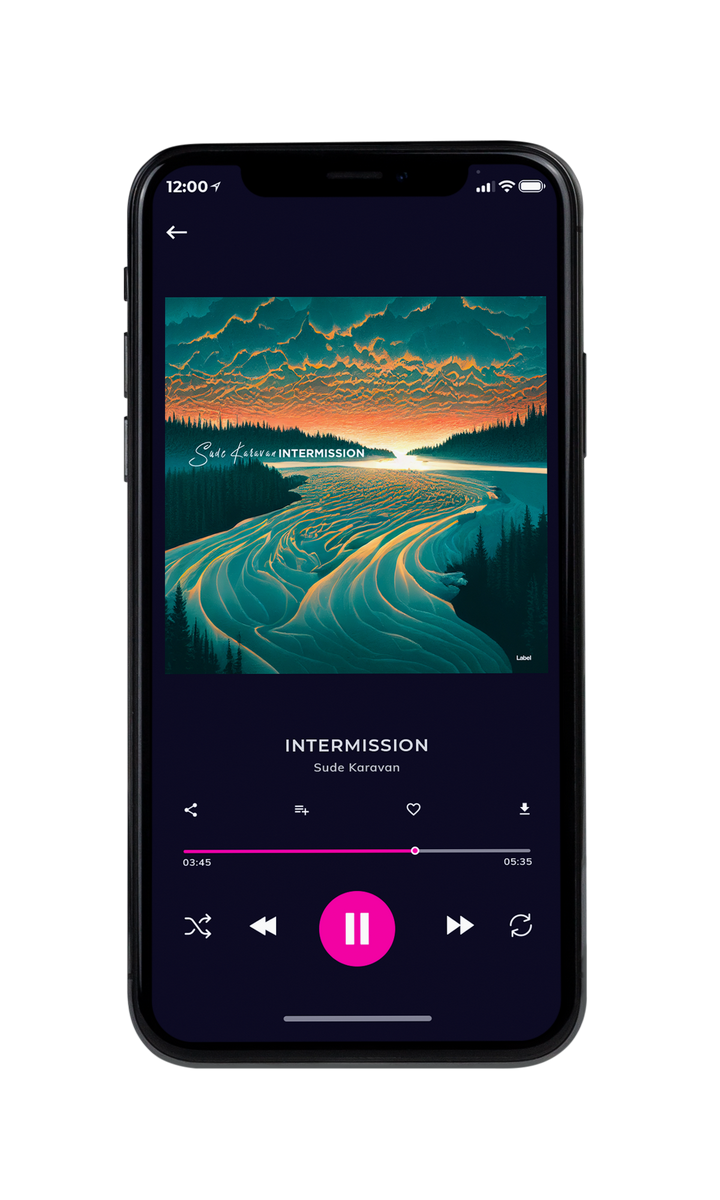 Tablet view of Premade Indie & Folk Music Album Cover - Spectra #8027 | AlbumArtZone*