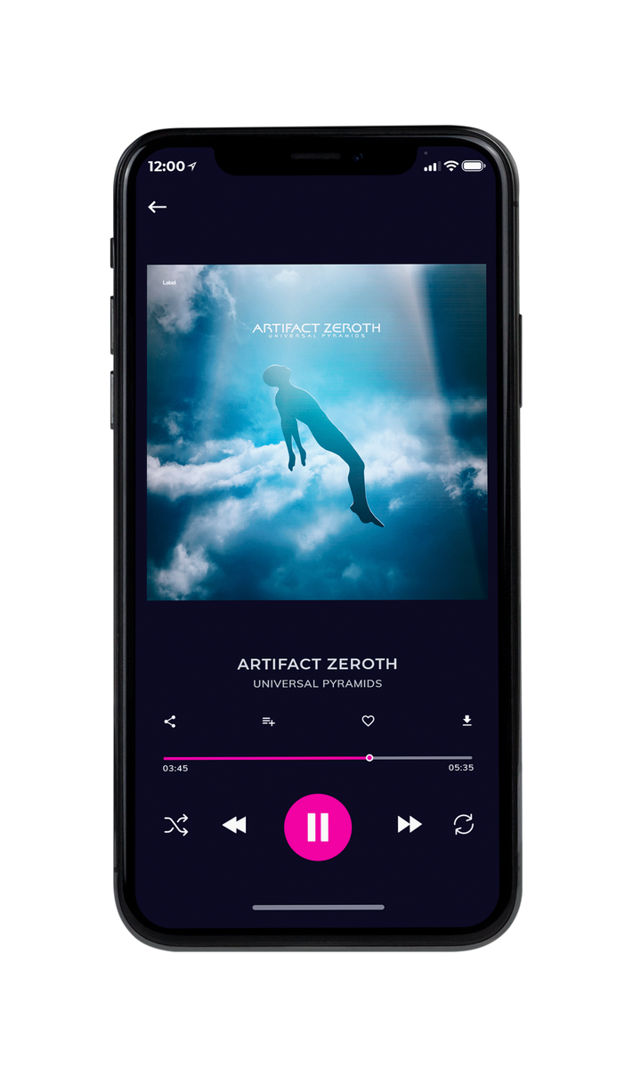Tablet view of Premade Electronica & Ambient Album Cover - Wedgewood #8037 | AlbumArtZone*