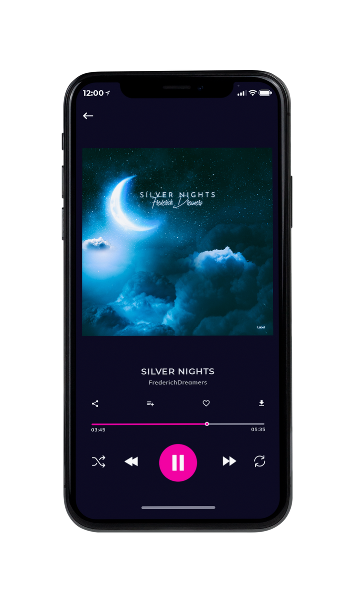 Tablet view of Premade Electronica & Ambient Album Cover - Tiber #8039 | AlbumArtZone*