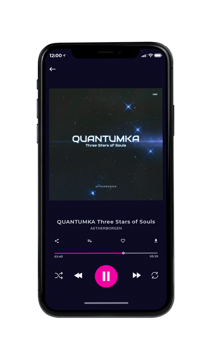 Tablet view of Premade Electronica & Ambient Album Cover - Shark #8070 | AlbumArtZone*