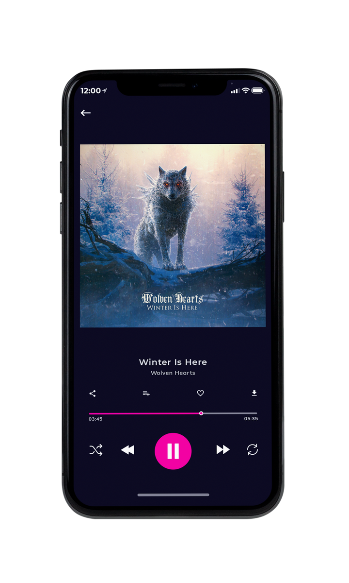 Tablet view of Premade Heavy Metal & Gothic Metal Album Cover - Fiord #8073 | AlbumArtZone*