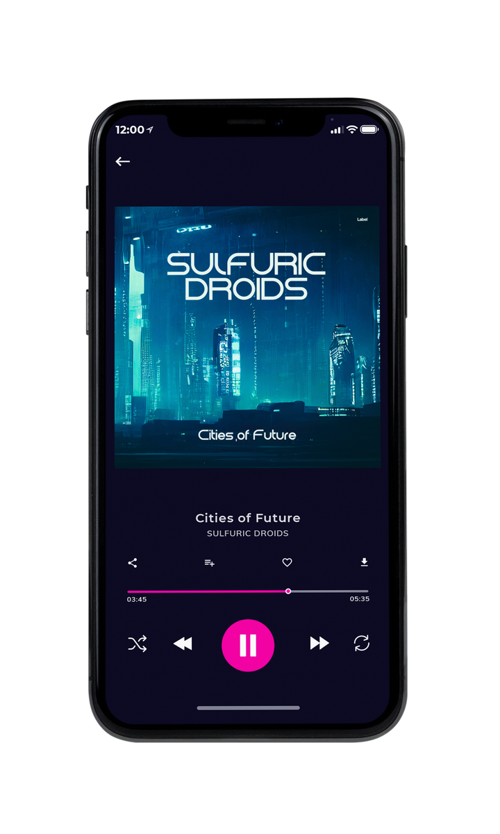 Tablet view of Premade Electronica & Ambient Album Cover - Atoll #8114 | AlbumArtZone*