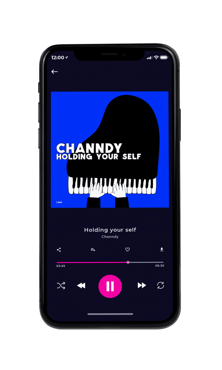 Tablet view of Premade Music for Children Album Cover - Black #8143 | AlbumArtZone*