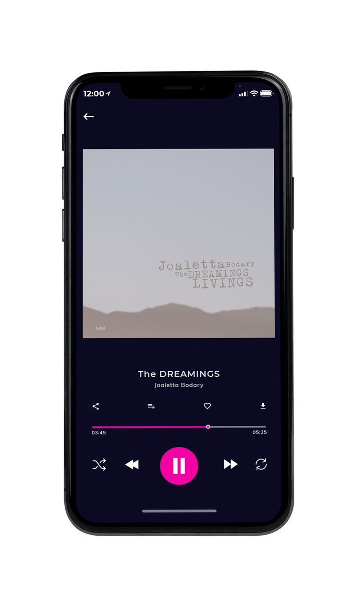 Tablet view of Premade Country & Acoustic Album Cover - Cloud #8199 | AlbumArtZone*