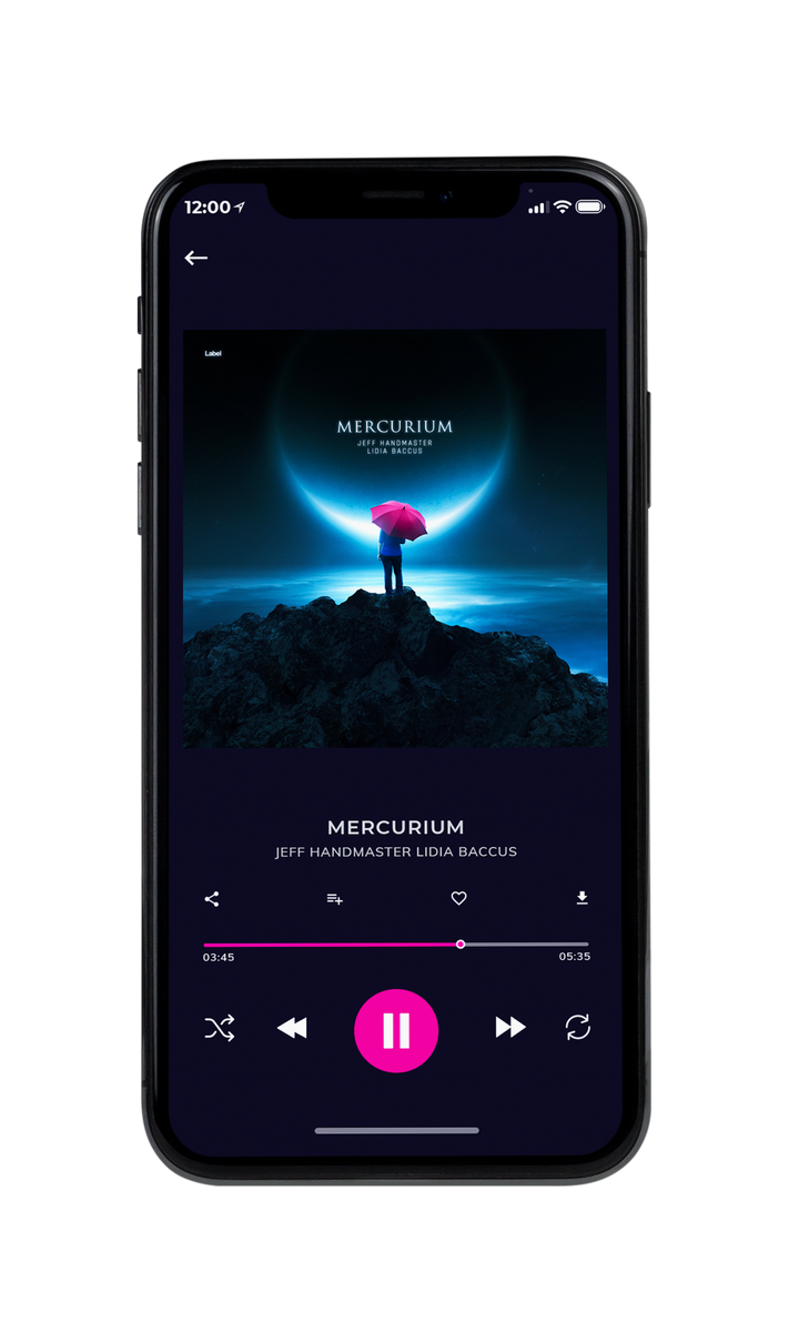 Tablet view of Premade Podcast Album Cover - Ebony #8245 | AlbumArtZone*