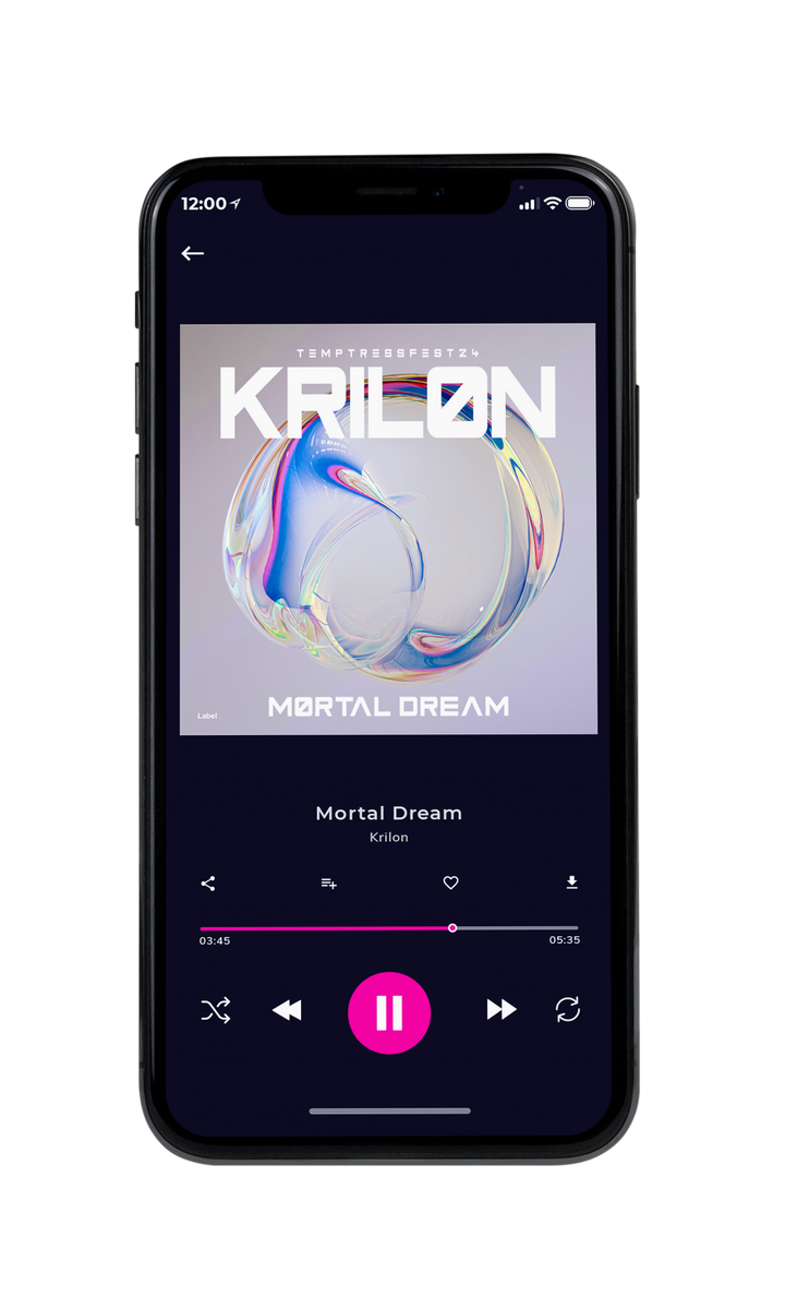 Tablet view of Premade Dance & House Album Cover - Pale Slate #8272 | AlbumArtZone*