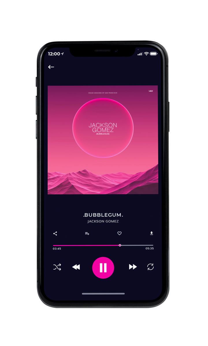 Tablet view of Premade Dance & House Album Cover - Mulberry #8338 | AlbumArtZone*