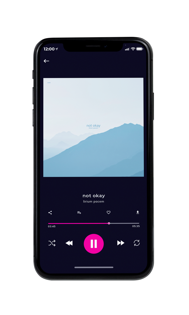 Tablet view of Premade Country & Acoustic Album Cover - Rock Blue #8355 | AlbumArtZone*