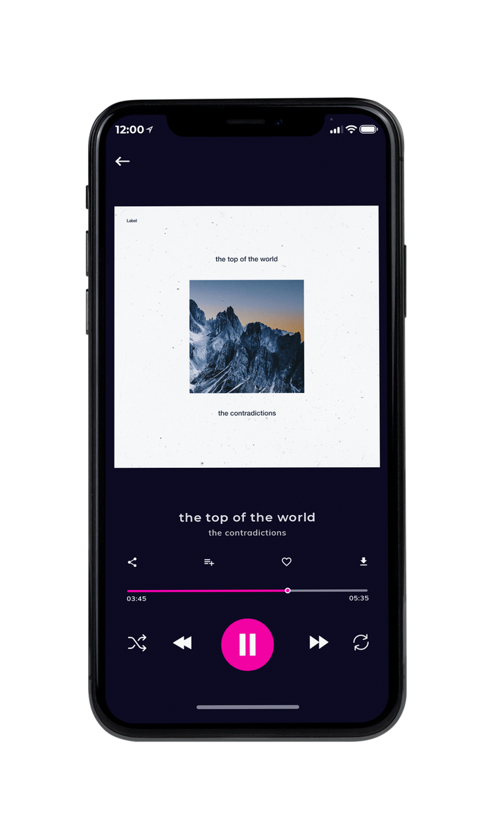 Tablet view of Premade Country & Acoustic Album Cover - Fiord #8375 | AlbumArtZone*