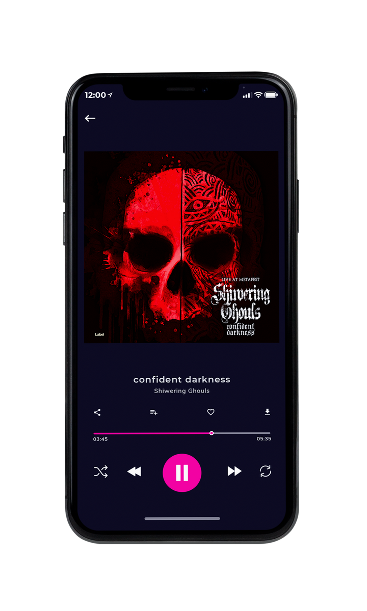 Tablet view of Premade Heavy Metal & Gothic Metal Album Cover - Alizarin Crimson #8528 | AlbumArtZone*