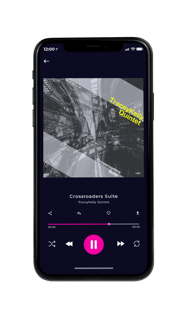 Tablet view of Premade Traditional Jazz & Blues Album Cover - Dove Gray #8608 | AlbumArtZone*
