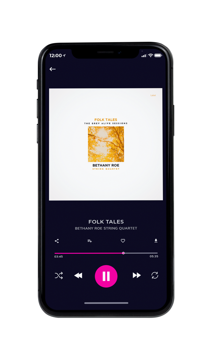 Tablet view of Premade Pop Album Cover - White Linen #8635 | AlbumArtZone*