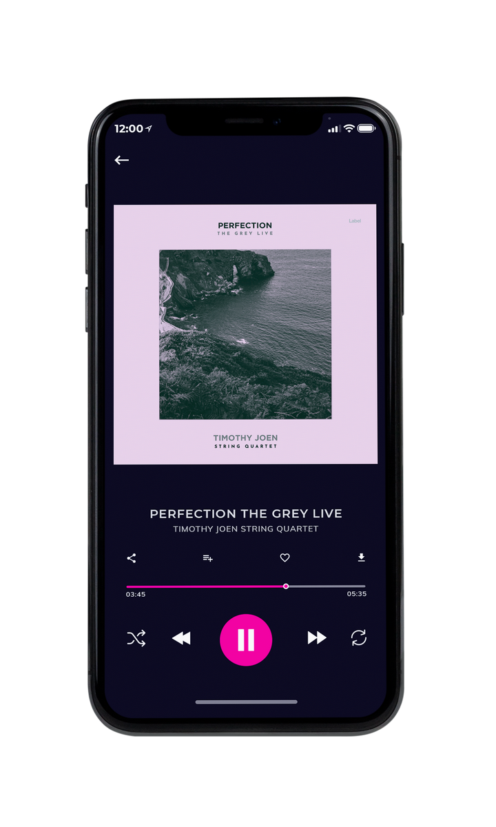 Tablet view of Premade Contemporary Music Album Cover - Twilight #8640 | AlbumArtZone*