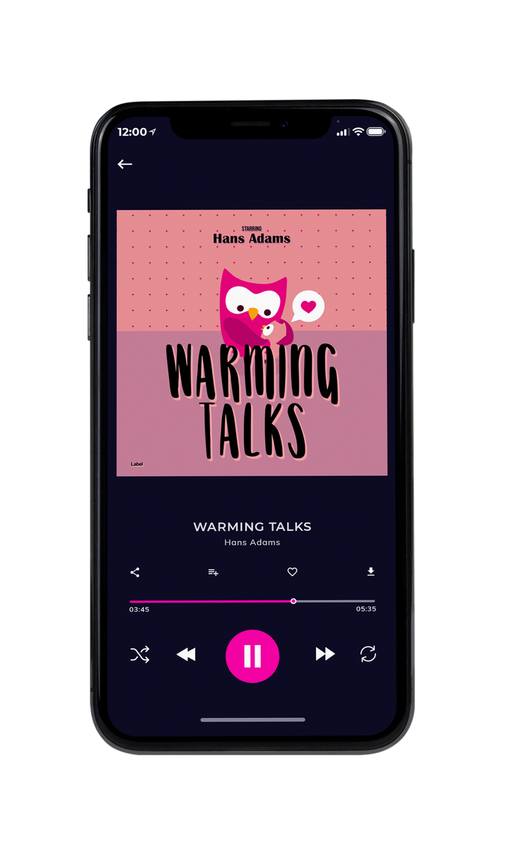 Tablet view of Premade Podcast Album Cover - My Pink #8692 | AlbumArtZone*