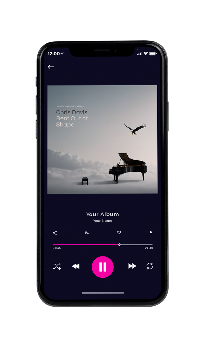 Tablet view of Premade Contemporary Music Album Cover - Dawn #10000 | AlbumArtZone*