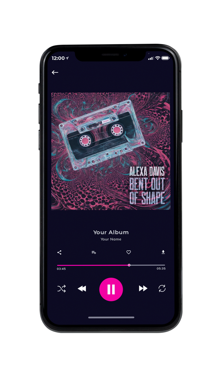 Tablet view of Premade Electronica & Ambient Album Cover - Ship Gray #10012 | AlbumArtZone*