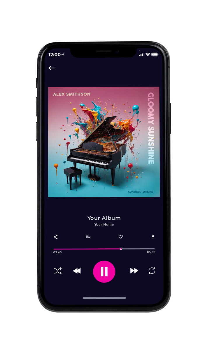 Tablet view of Premade Classical & Romantic Music Book Cover - Thatch #10016 | AlbumArtZone*
