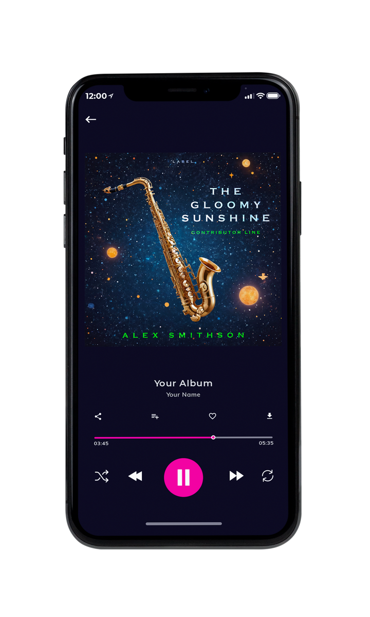 Tablet view of Premade Traditional Jazz & Blues Album Cover - Mirage #10037 | AlbumArtZone*