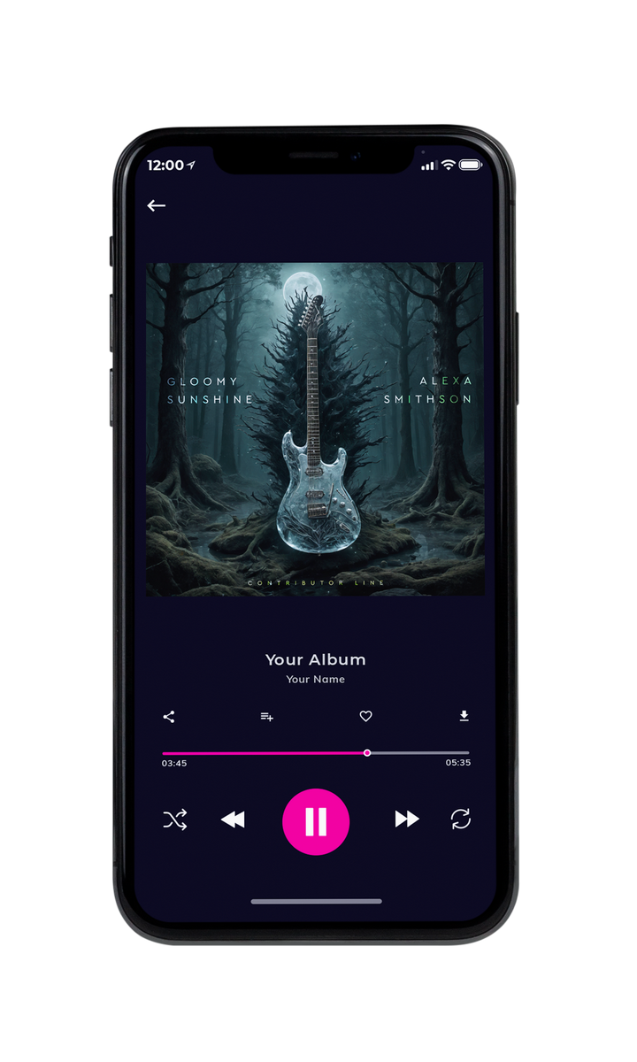 Tablet view of Premade Rock,Punk & Alternative Album Cover - Outer Space #10039 | AlbumArtZone*