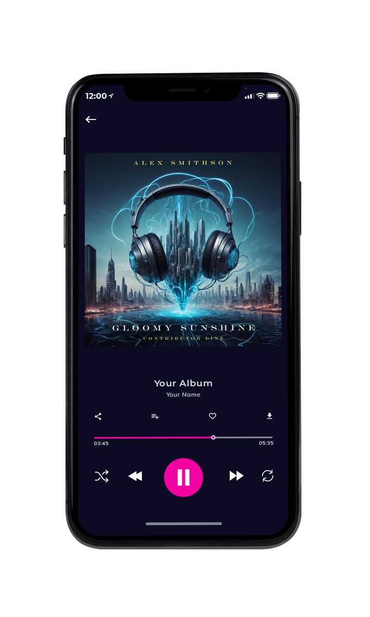 Tablet view of Premade Dance & House Album Cover - Ebony Clay #10042 | AlbumArtZone*